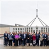 The delegation of COBA at Parliament House